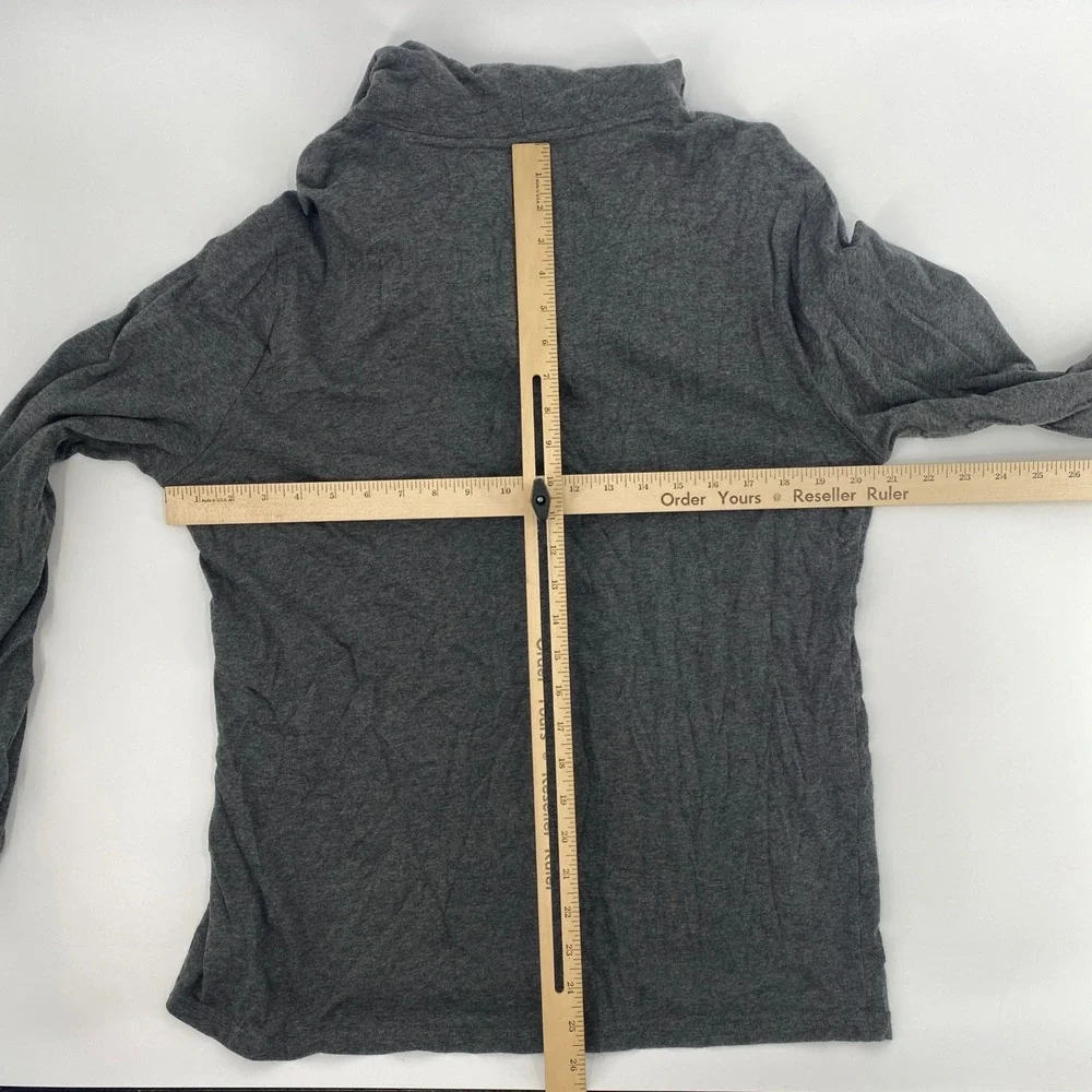 Polo Ralph Lauren Hooded T Shirt Mens Medium Gray Preppy Sporty Streetwear